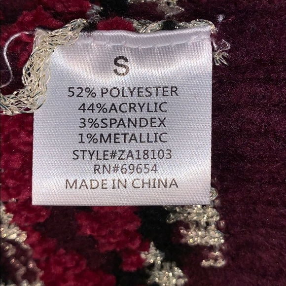 ALYA FAIR ISLE metallic accent soft sweater - Picture 4 of 5